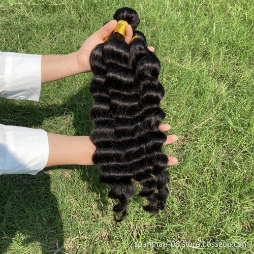 10A Raw Indian Hair 3 Bundles Directly From India Virgin Water Wave 100% Human Hair Unprocessed Cuticle Aligned Hair Extensions